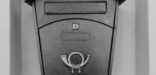 Black And White Wooden Door